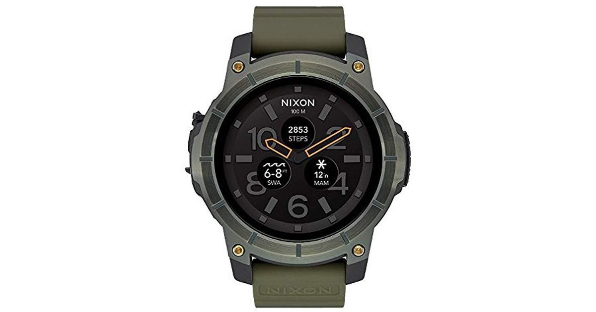 nixon mission action sports smartwatch a1167