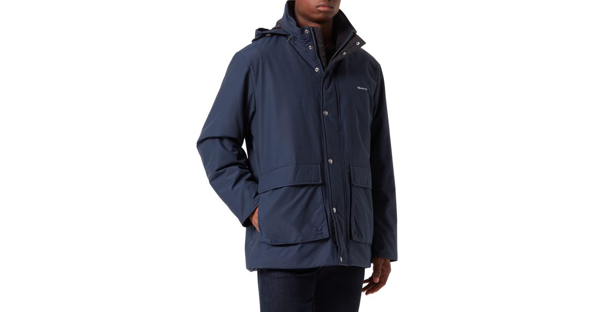 GANT D1 Winter Mist Jacket in Blue for Men | Lyst UK