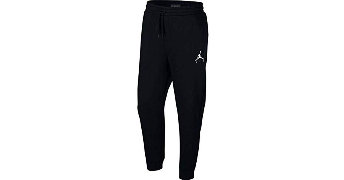 Nike Jordan Sportswear Jumpman Fleece Pants Sports Trousers in Black for  Men | Lyst UK