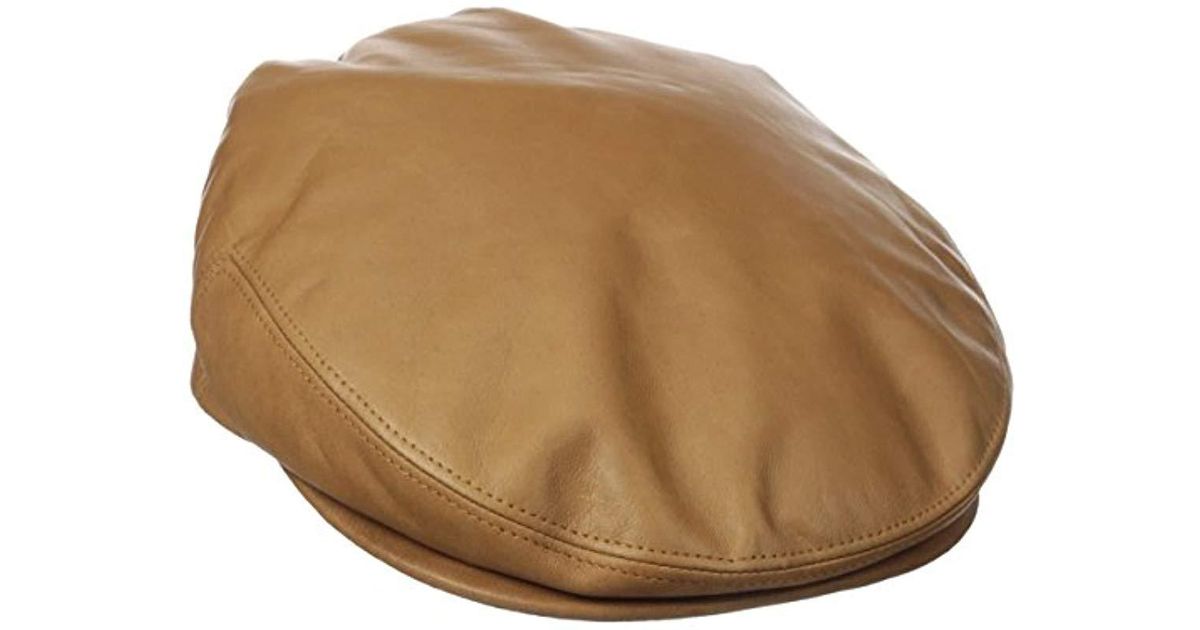 kangol italian leather cap