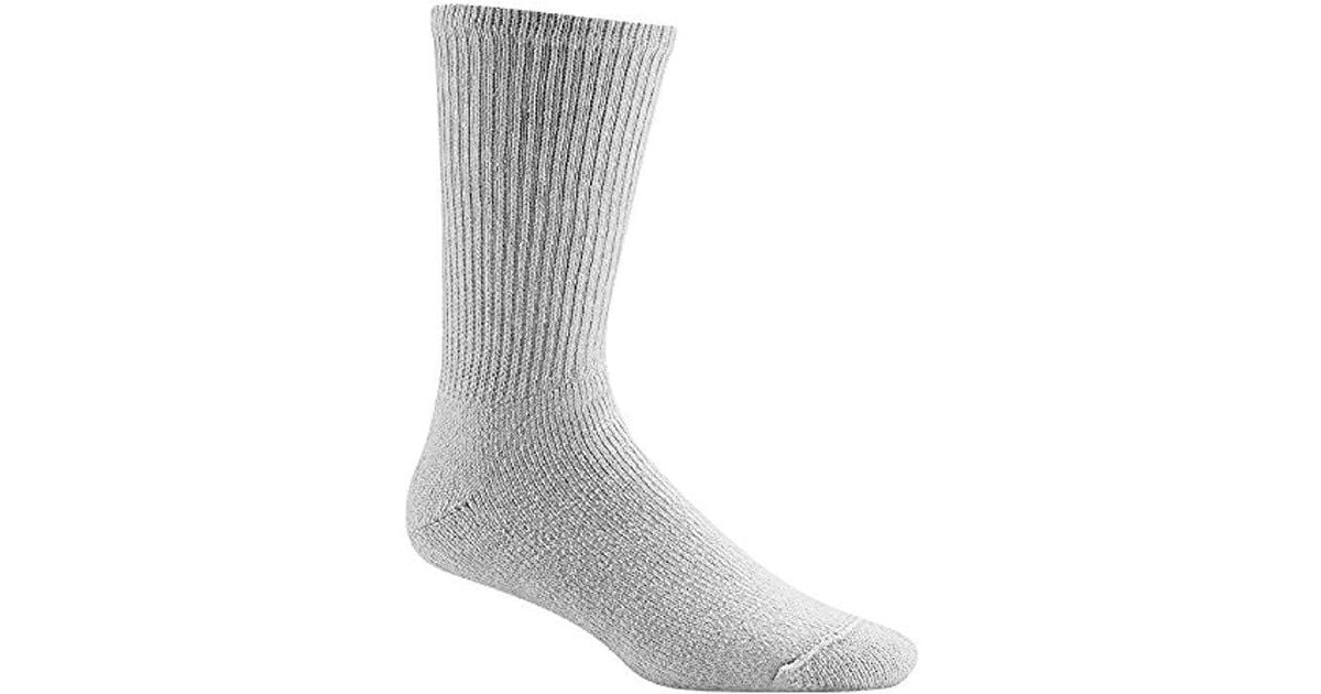 Hanes Cushion Crew Socks in Gray for Men Lyst