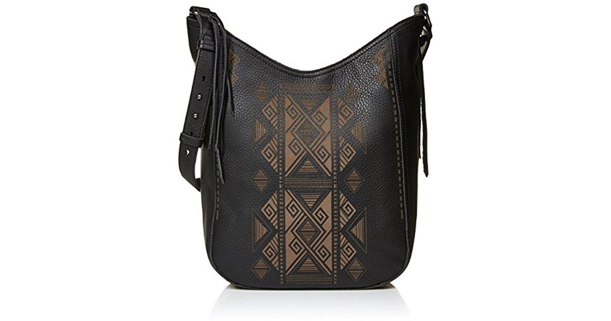 Lyst Lucky Brand Anza Hobo Bag Black In