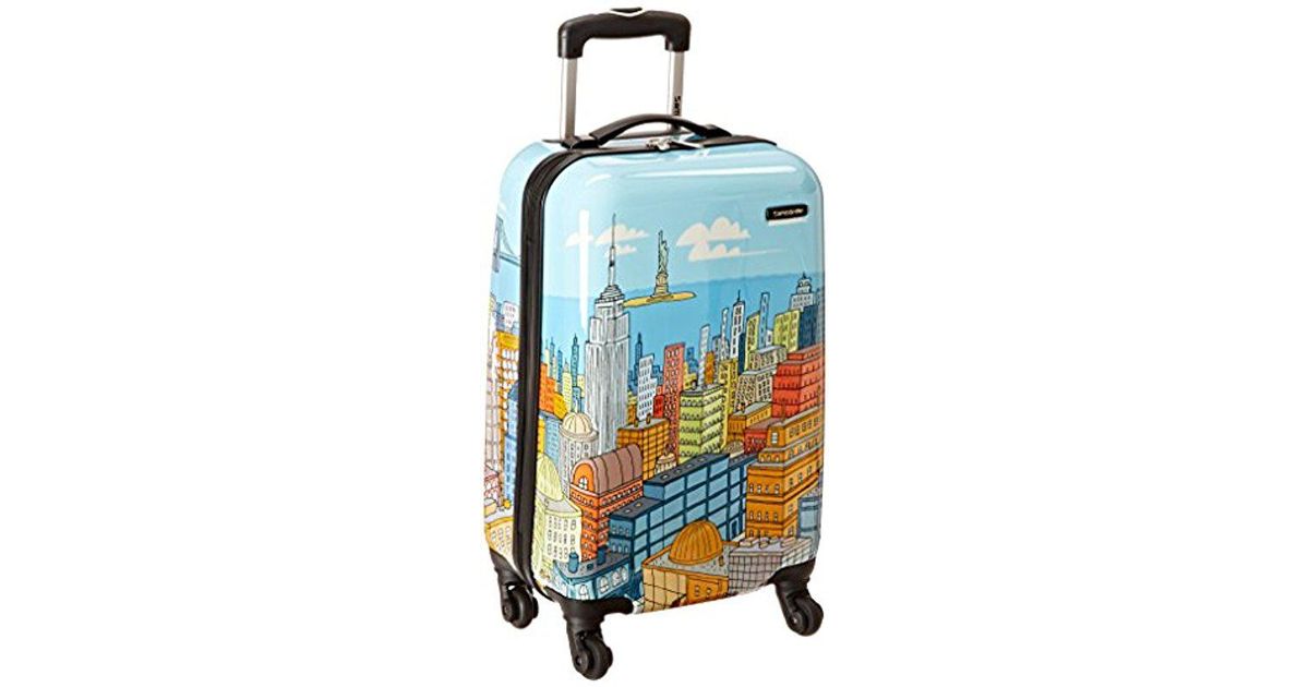Samsonite Luggage Nyc Cityscapes Spinner 20 in Blue Print (Blue) Lyst