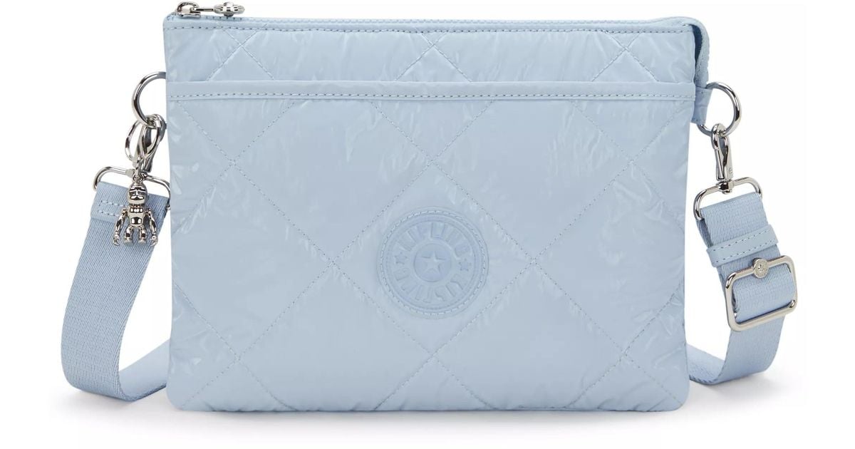Kipling Riri Quilted Crossbody Bag in Blue | Lyst UK