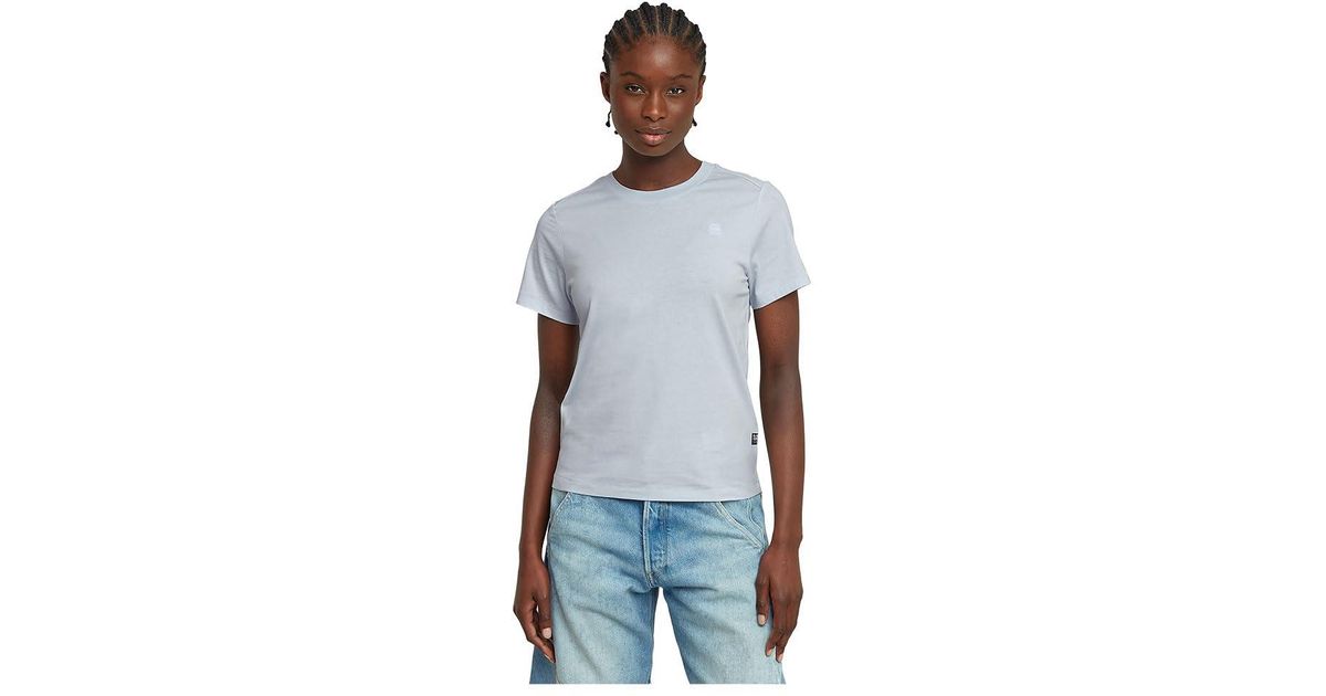 G-STAR Damen Nifous Top - Loose Fit T-Shirt Mit Umgeschlagenen Ärmeln