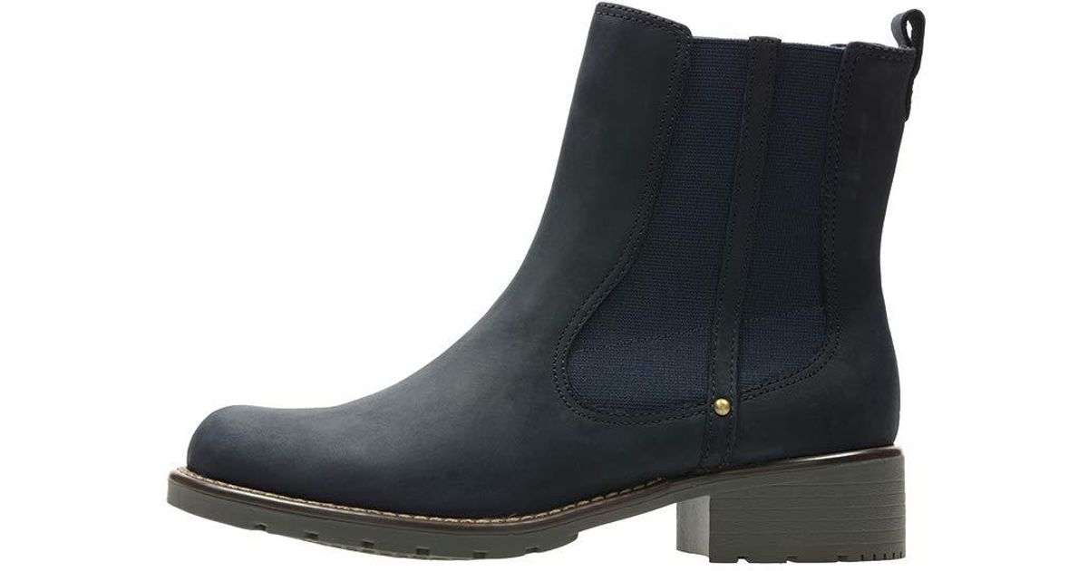 Clarks Orinoco Club Boots Blue Lyst UK
