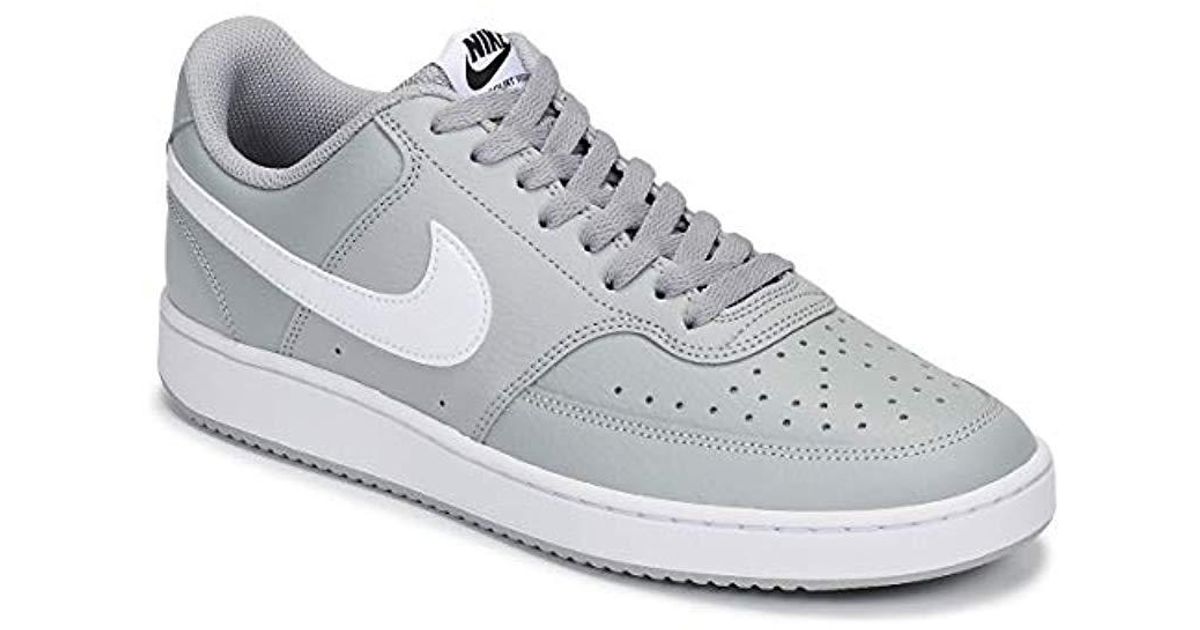 Nike Court Vision Low Sneaker in Gray for Men | Lyst