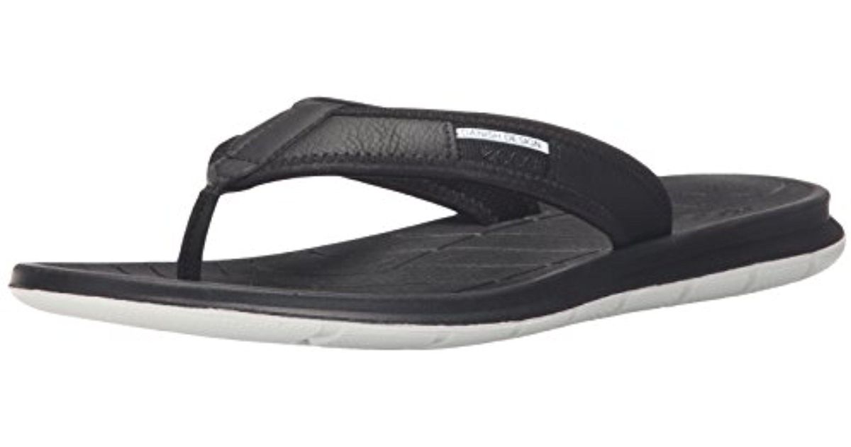 Ecco Toffel Thong in Black for Men Lyst