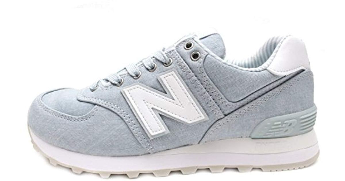 new balance 574 light porcelain blue