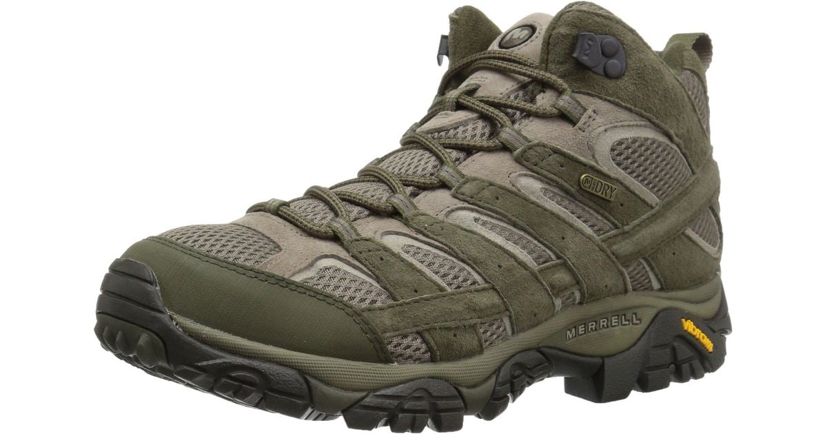 Merrell Moab Mid Waterproof in Dusty Olive (Green) for Men - Lyst