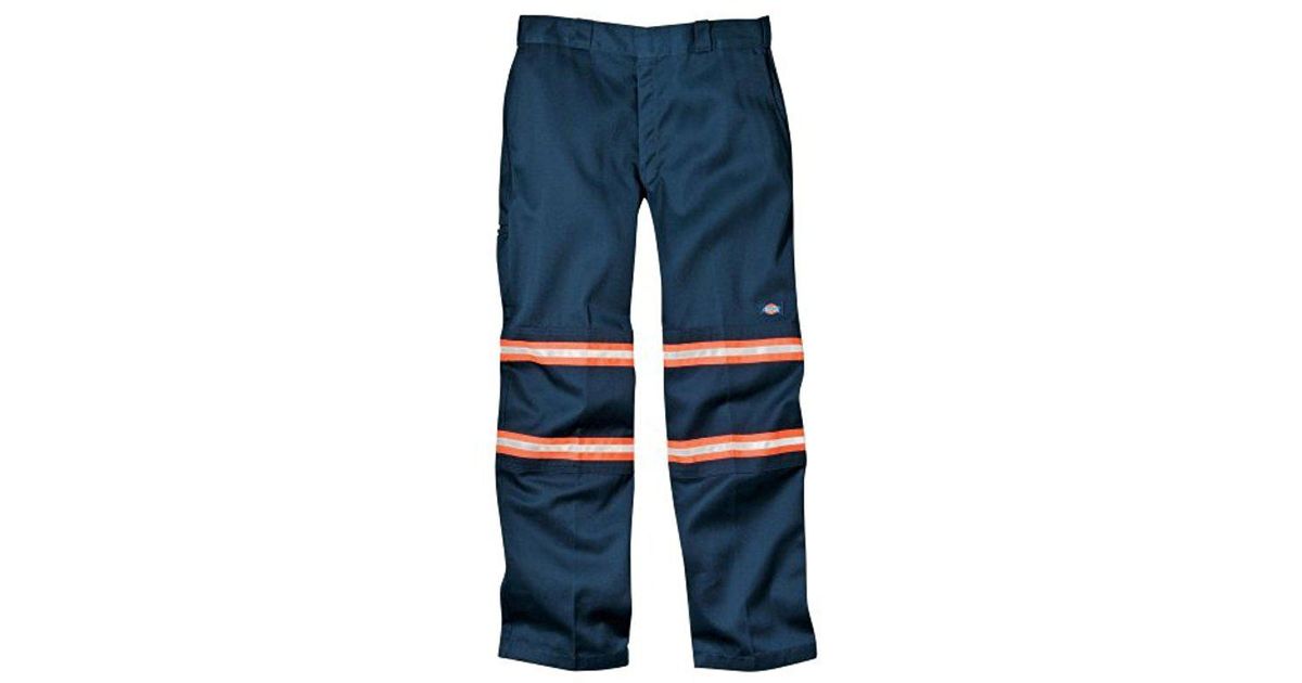 Dickies Enhanced Visibility Loose Fit Double Knee Work Pant Non-ansi in  Dark Navy (Blue) for Men - Lyst