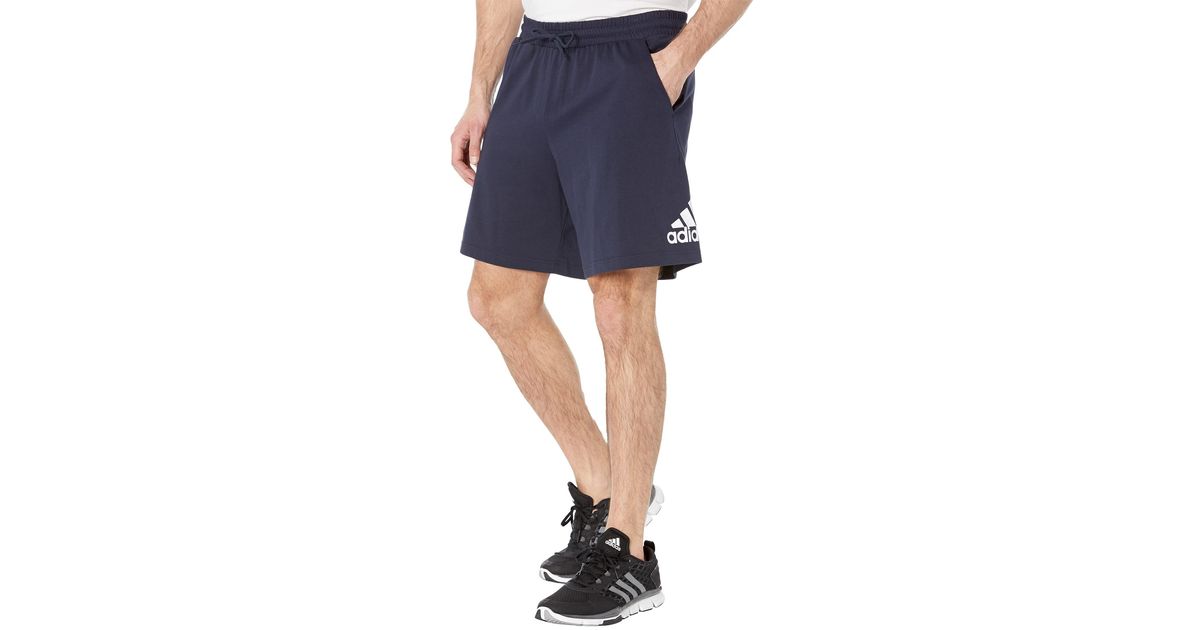 adidas Tall Size Essentials Logo Shorts in Blue for Men | Lyst