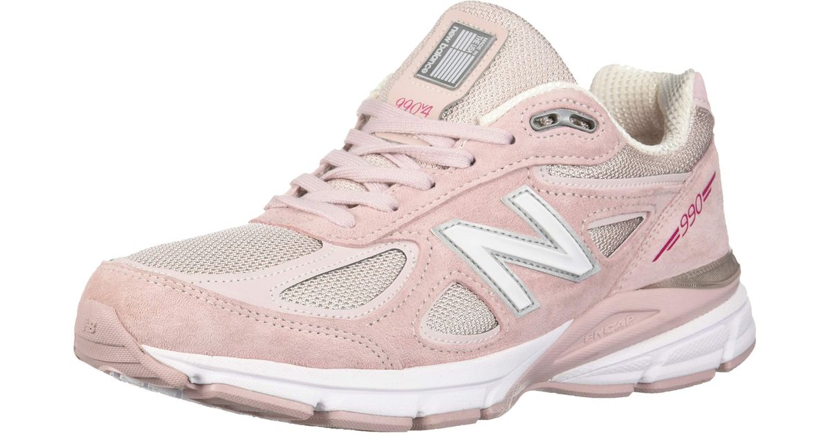 New Balance Made 990 V4 Sneaker in Pink for Men | Lyst