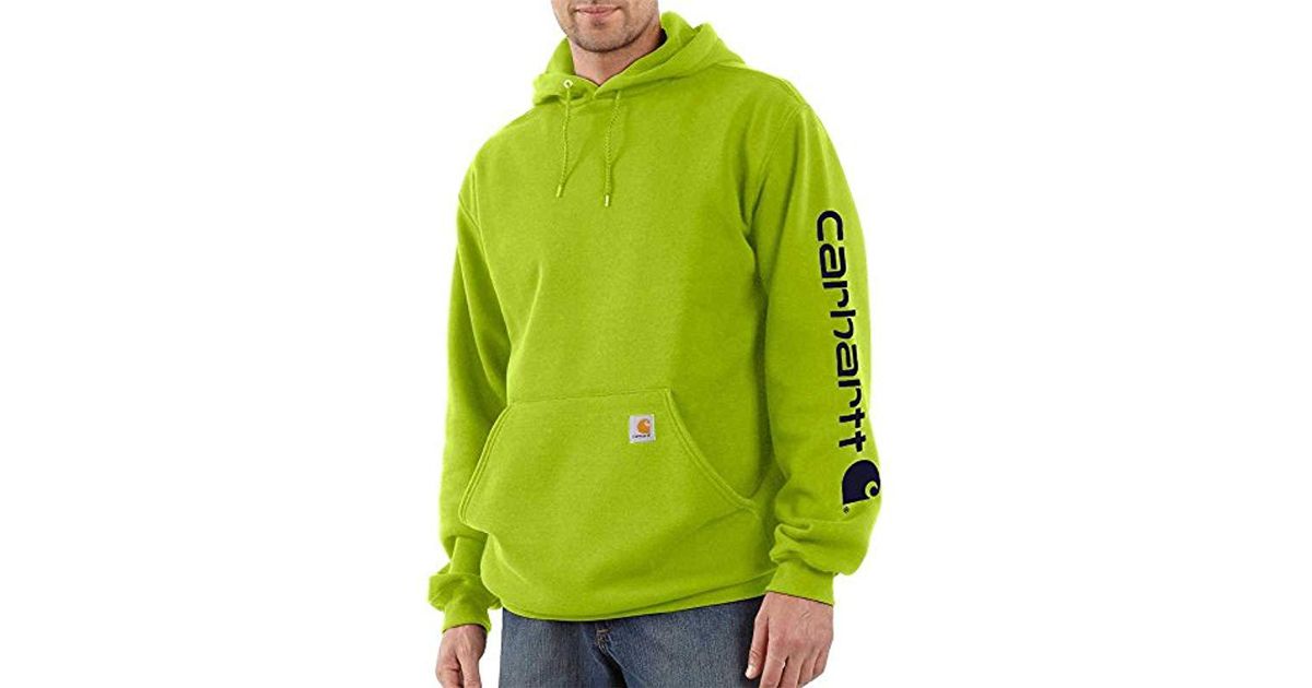 carhartt signature sleeve hoodie