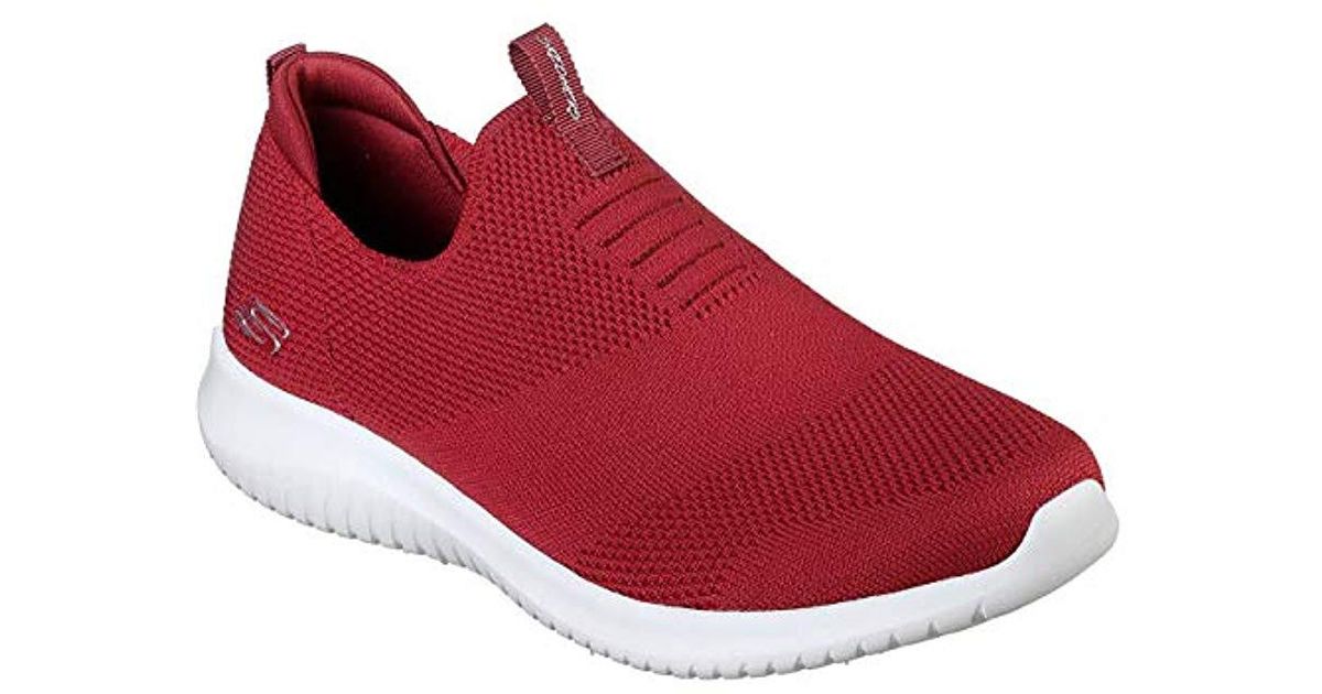 Espejismo Comunismo salario Ultra Flex-First Take, Zapatillas sin Cordones para Mujer Skechers de color  Rojo | Lyst