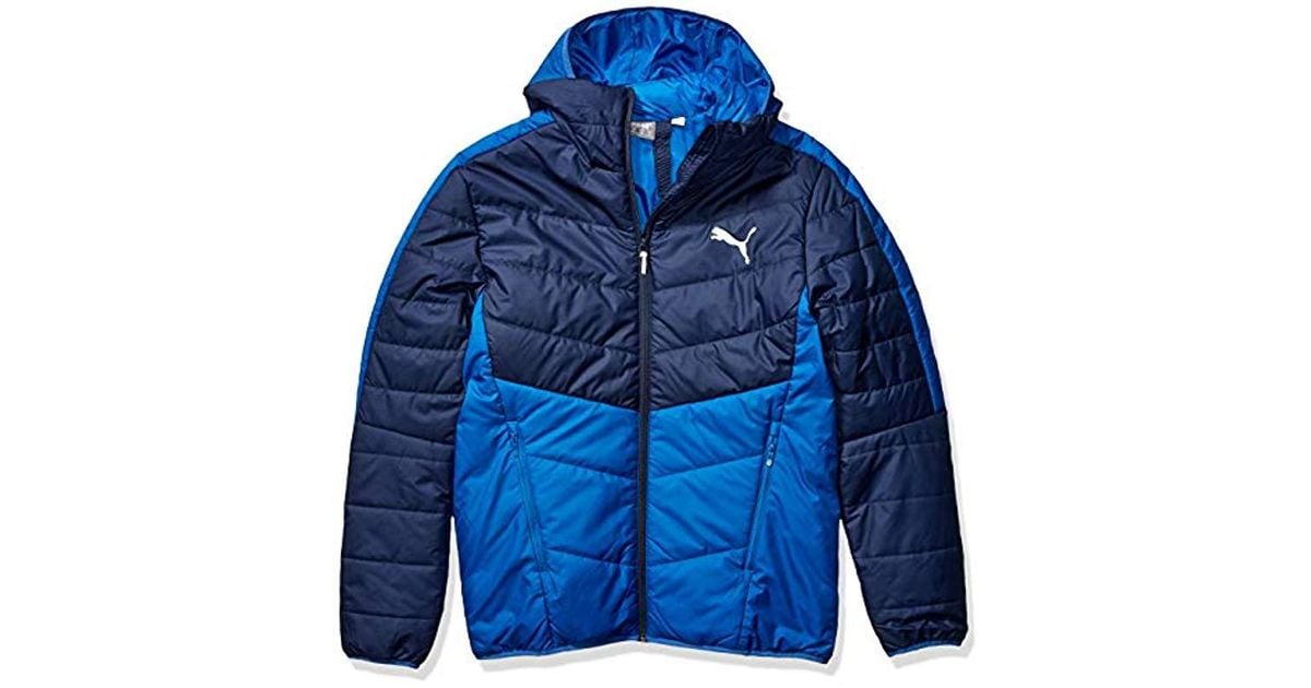 PUMA Synthetic Warmcell Padded Jacket, Galaxy Bluepeacoat, X-large for Men  | Lyst UK