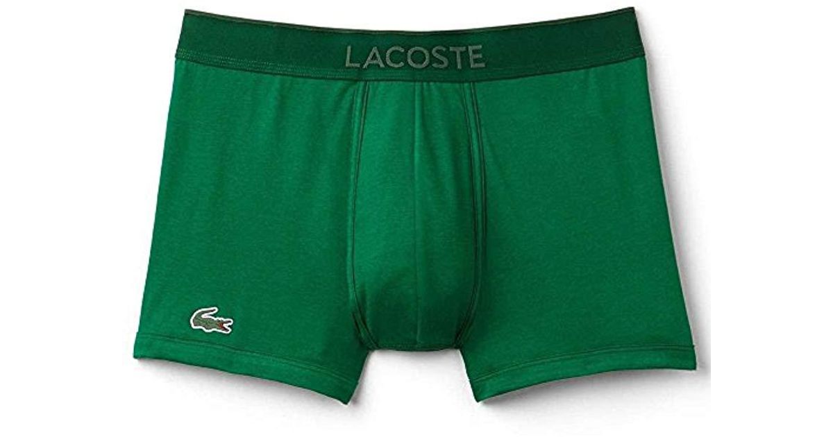 Piqué Trunk, Boxer Homme Lacoste pour homme en coloris Vert | Lyst