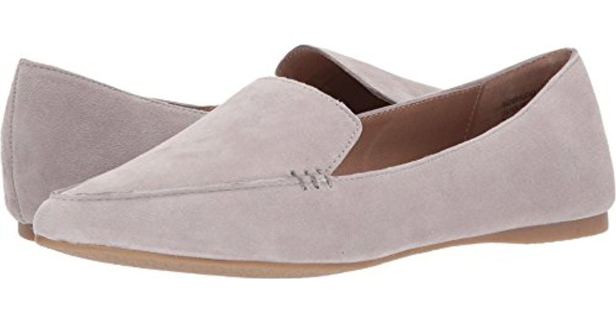 steve madden feather loafer flat