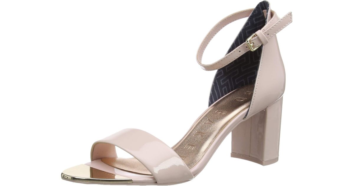Ted Baker Sheahp Heeled Sandal in Nude-Pink (Pink) - Save 77% | Lyst