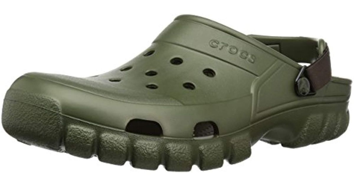 Zuecos Hombre Verde Crocs : Mules / Zuecos . Besson Chaussures