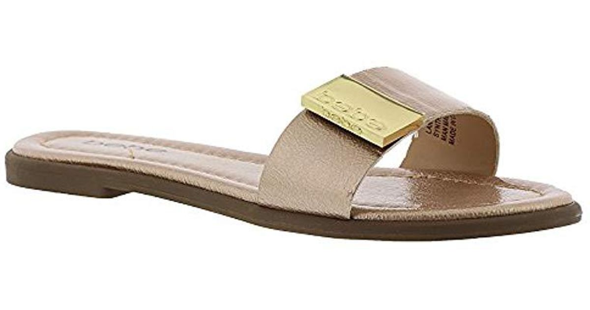 bebe flat sandals