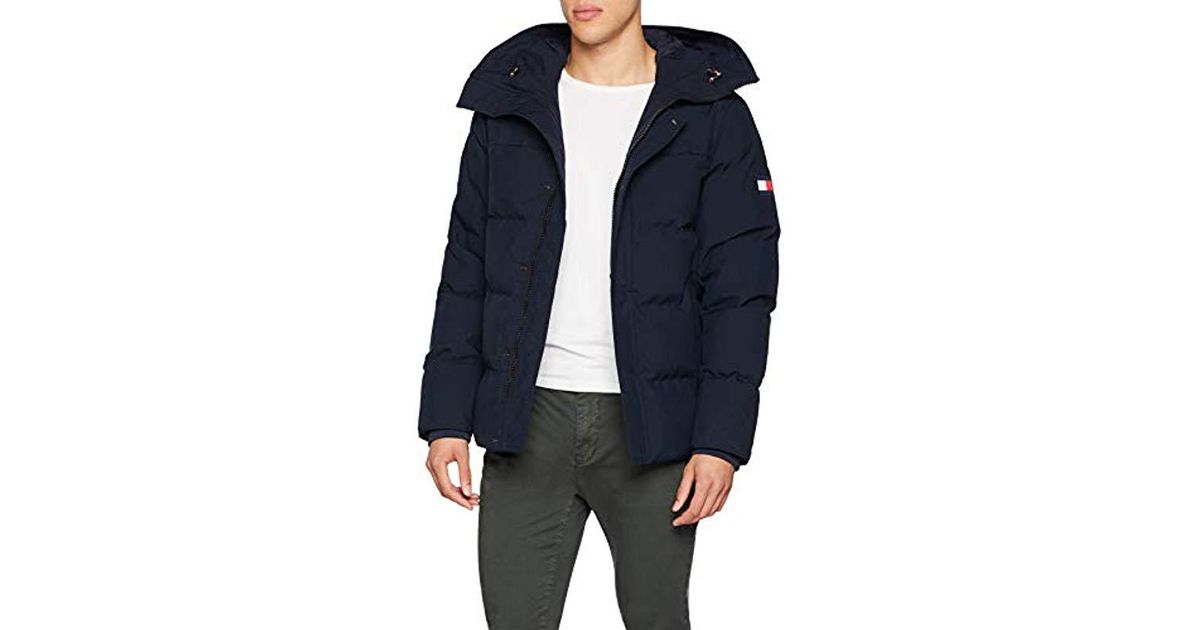 tommy hilfiger heavy canvas down puffer