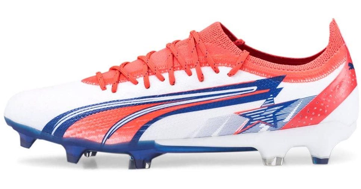 PUMA S C.p X Ultra Ultimate Firm Groundag Soccer Cleats Cleated in Red