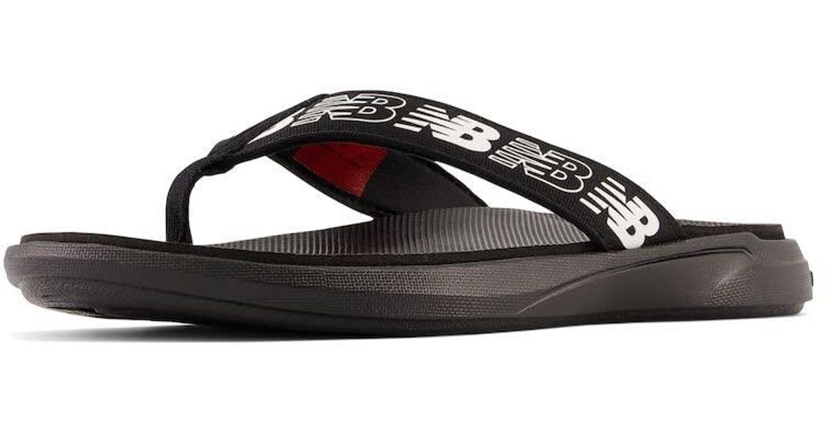 New Balance 340 V1 Flip-flop in Black | Lyst