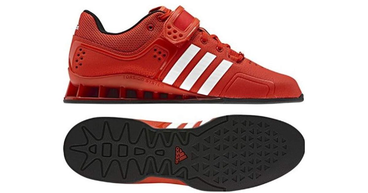 adidas Leather Adipower, Unisex Adults' Weightlifting Shoes in Red - Lyst