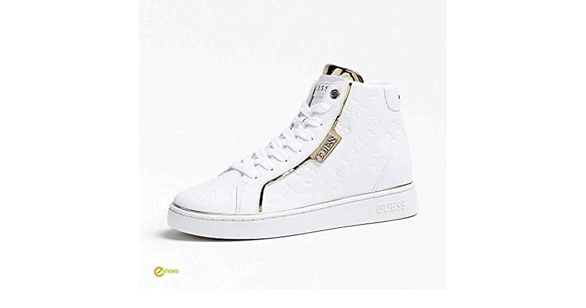 guess black high top sneakers