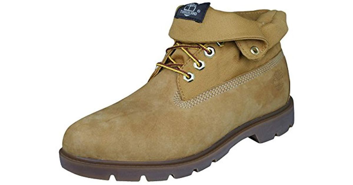 timberland men's basic single roll top ankle boot