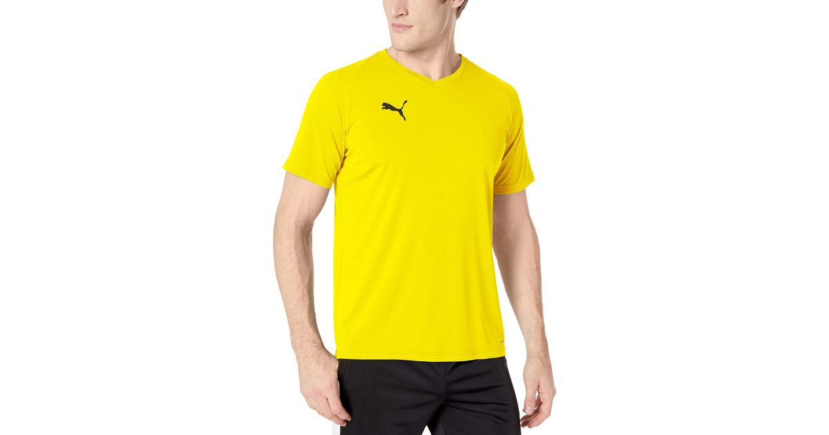 yellow puma shirt