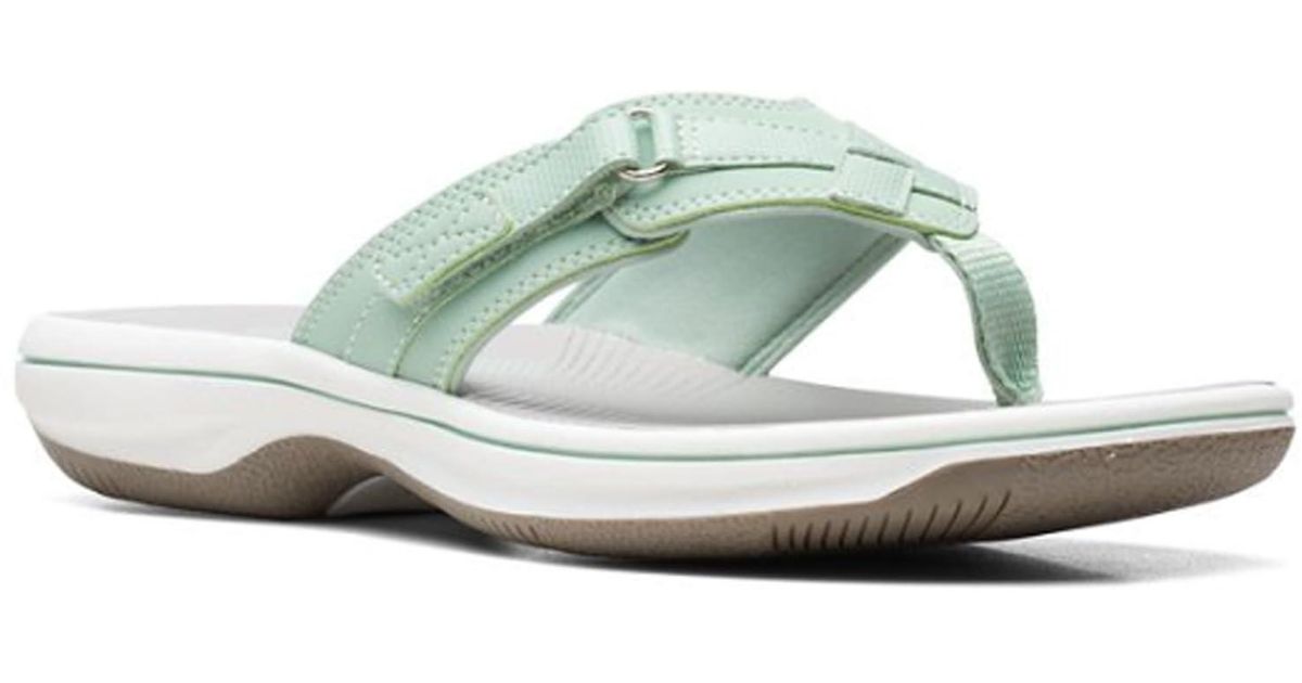 Clarks Breeze Sea Flipflop in White Lyst