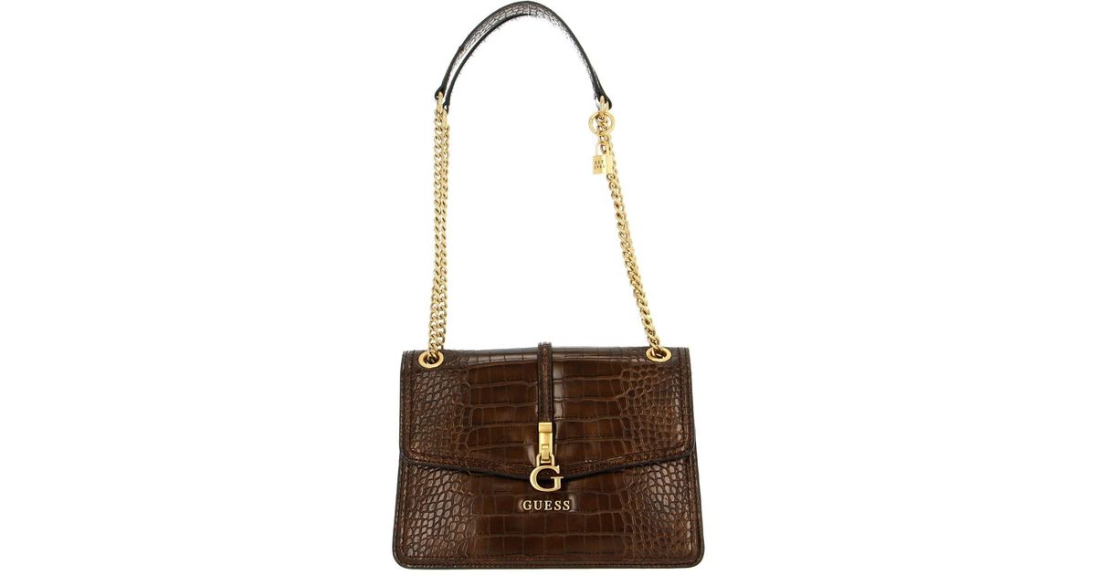 Guess G James Convertible Crossbody Bag Bronze in Brown Lyst UK