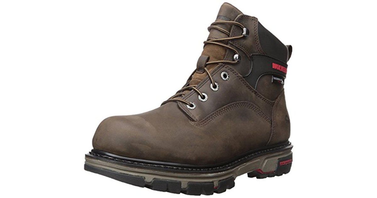 wolverine boots 6 inch soft toe