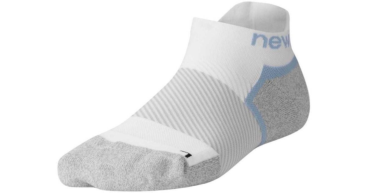 New Balance Compression No Show Socks Eu 35 38 in Grey for Men Lyst UK