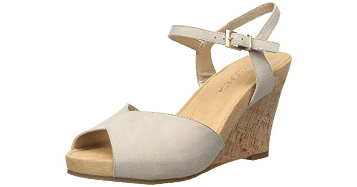 aerosoles bloom wedge sandal