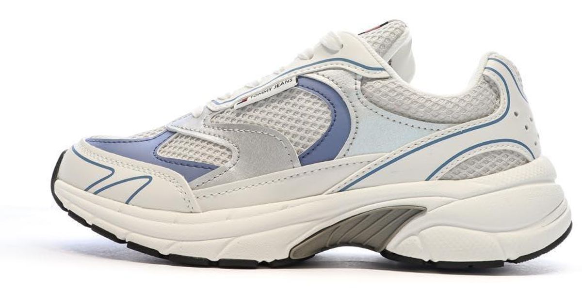 Tommy Hilfiger The Coney Metal White/blue/grey Sneakers Lyst UK