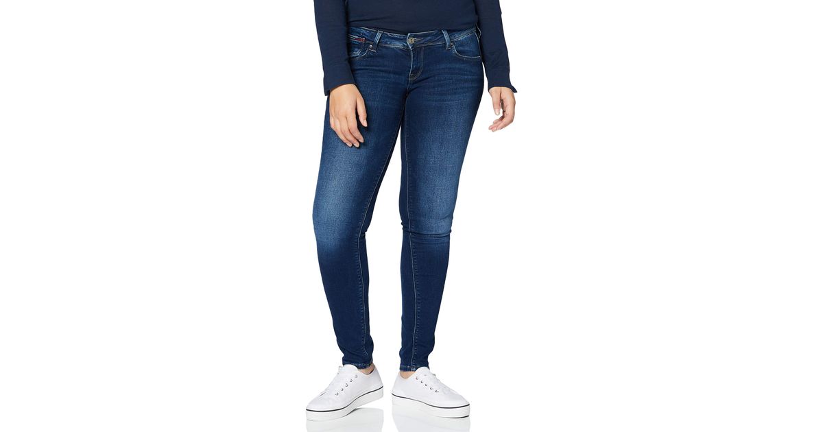 Tommy Hilfiger ULT LOW RISE SKINNY NATALIE FDBST Skinny Jeans in Blau |  Lyst DE