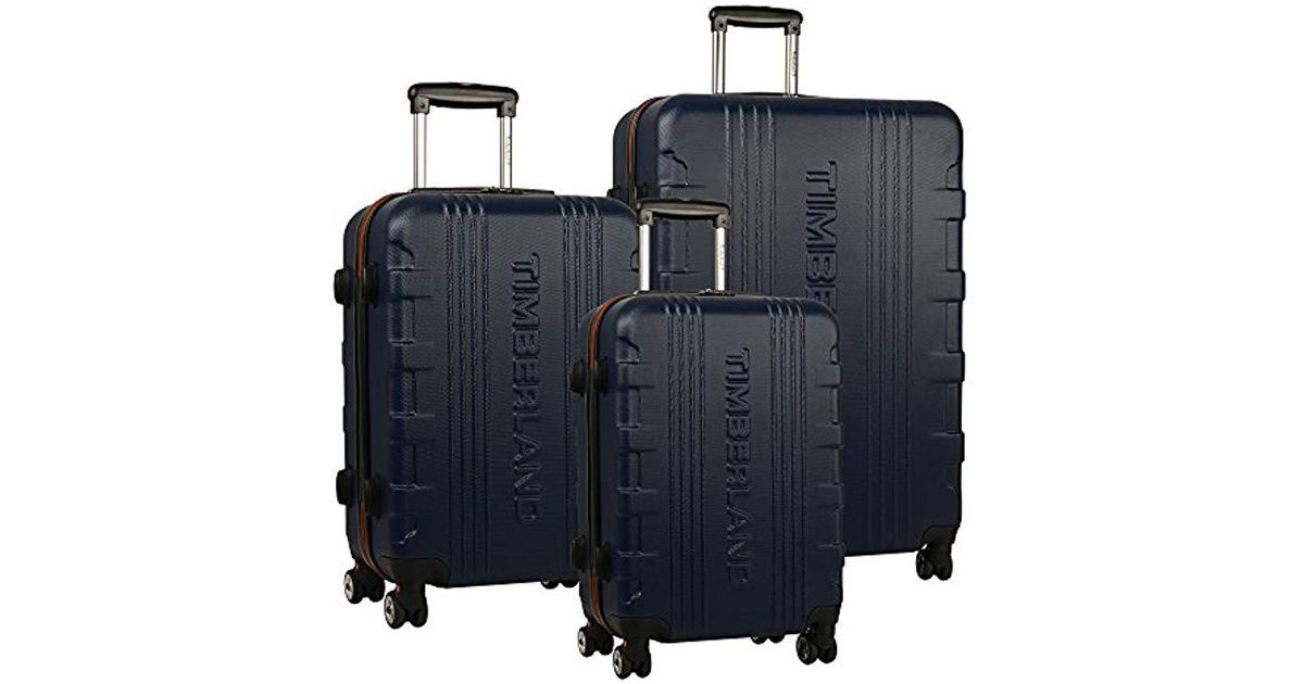 Timberland 3 Piece Hardside Spinner Luggage Set, Blue Print for Men | Lyst