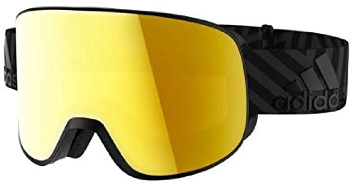 adidas Progressor C Ad81 Black Matt/gold Mirror Cat. Unisex Ski Goggles for  Men - Lyst