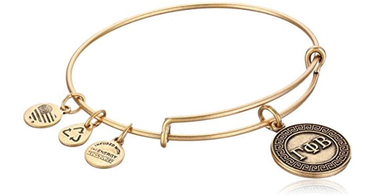 Lyst Alex And Ani Sorority Gamma Phi Beta Expandable Wire Bangle Lyst Alex And Ani Sorority Gamma Phi Beta Expandable Wire Bangle Bracelet In Metallic