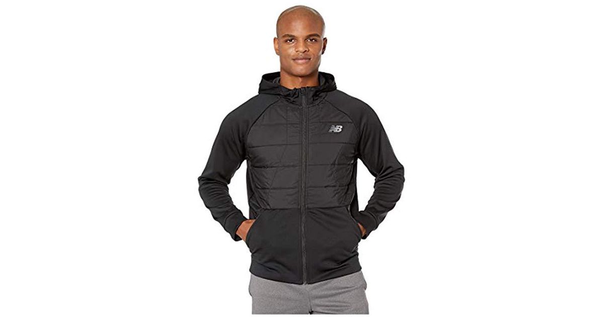 New Balance New Balance Tenacity Hybrid Puffer Jacket in Black for Men
