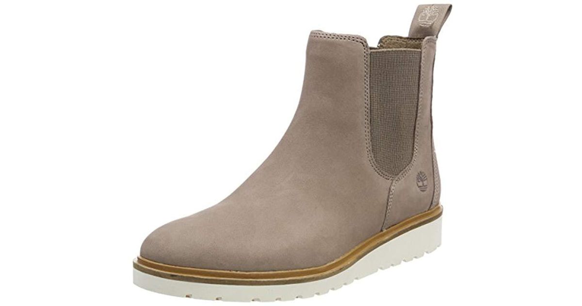 timberland womens ellis street chelsea boots taupe grey