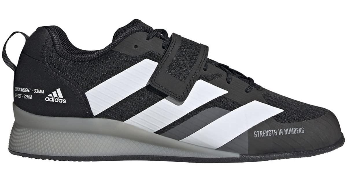 adidas Canvas Adipower Weightlifting 3 Cross Trainer in Black | Lyst