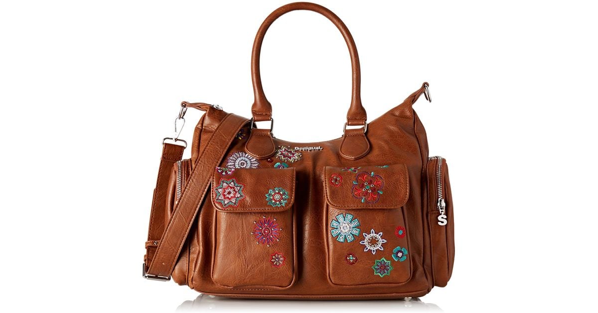 Desigual Bols Rep Nanit London Schultertasche 33 cm in Braun Lyst DE