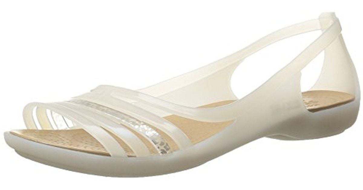 women's crocs huarache flat sandals