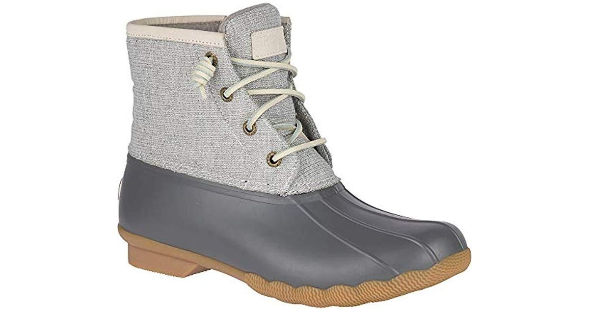 sperry rain boots grey