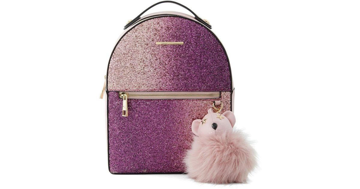 aldo backpack glitter