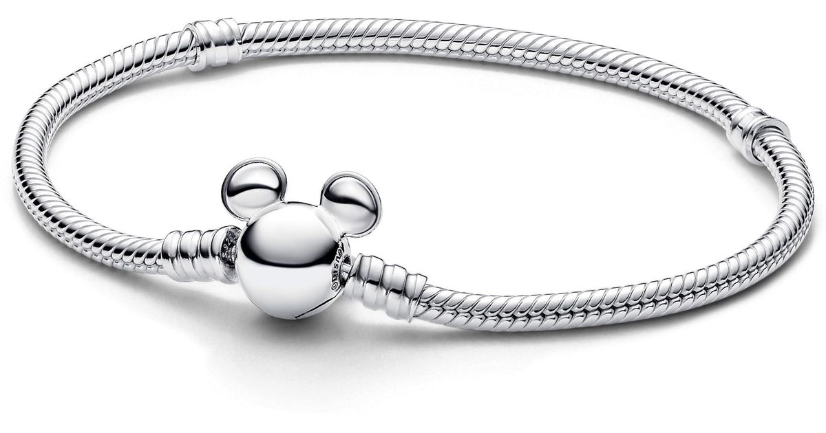 Disney Pandora Bracelet - Mickey Castle Slider - Rose Gold